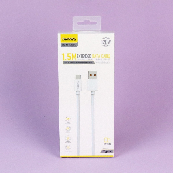 Q58C-ORIGINAL Extendida 1,5M Línea de Datos de Carga Súper Rápida (Huawei) 4