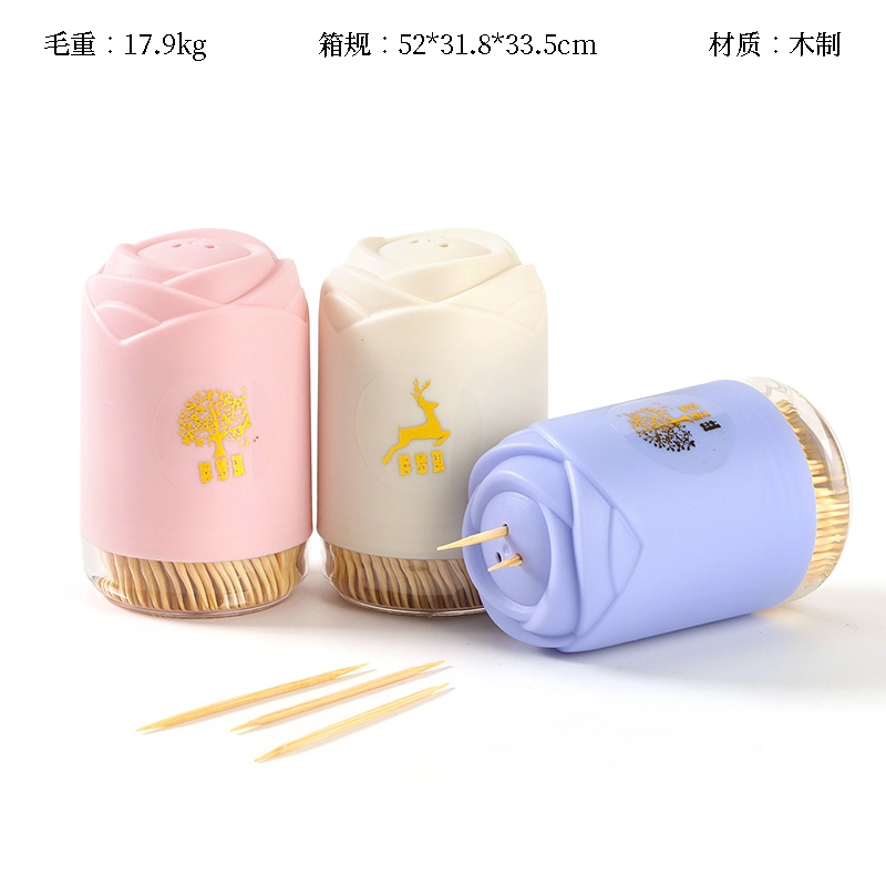 Zi Mengqi 839 Rose Bottle Toothpick 2
