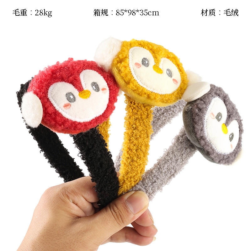 Cabeza de Pingüino de Peluche