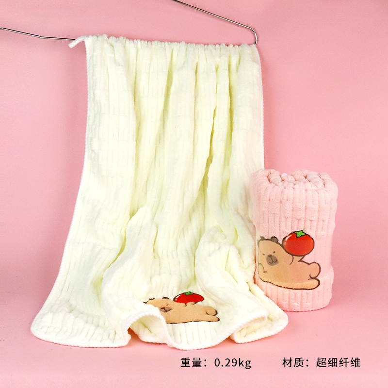 6720 Ruyi Oso Coral Polar Polar Toalla de Baño 70*140