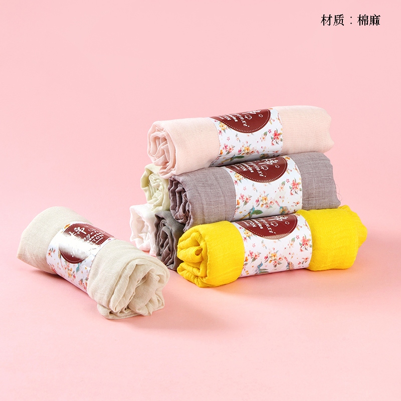Valor Cotton and Linen Scarf