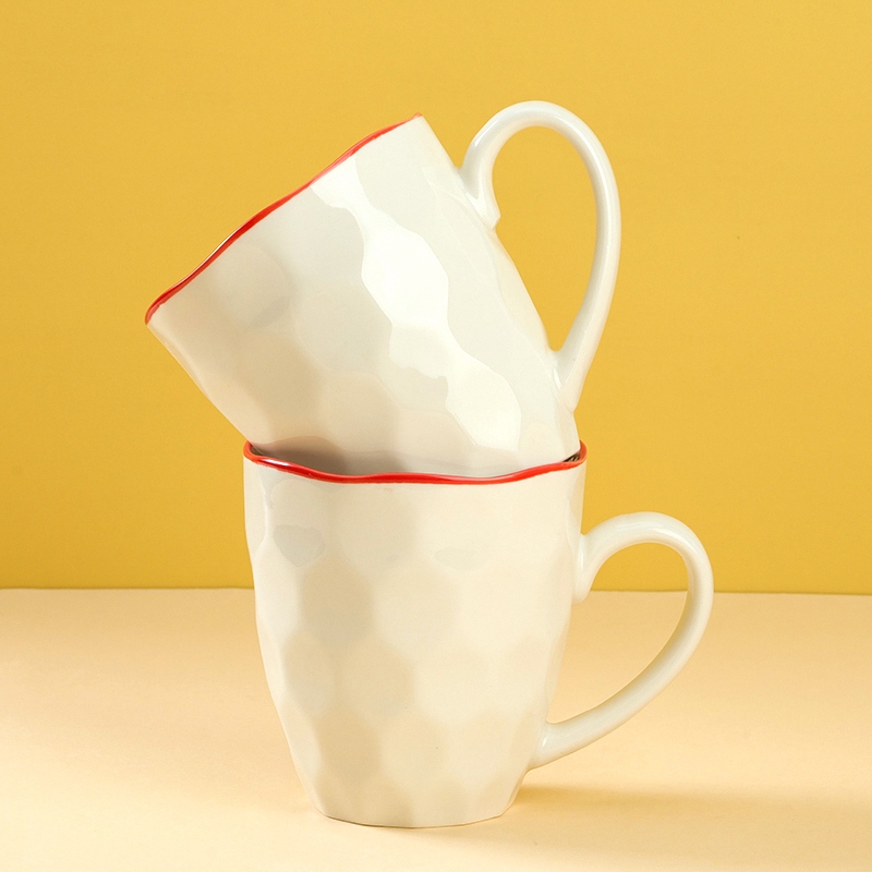 C- 6 Color Glaze Cerámica Taza (Color Al Azar) 4