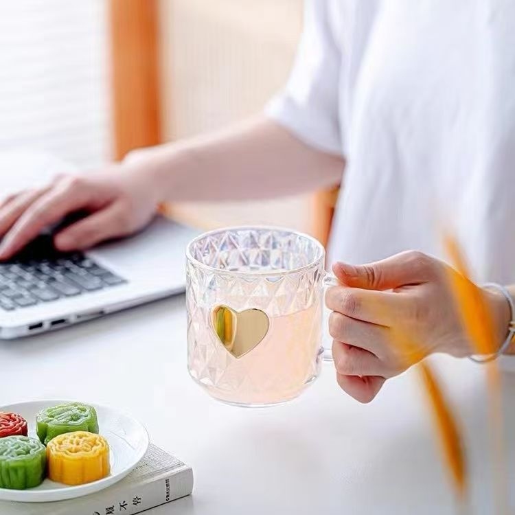 Favan Love Glass Cup (Fuera Con Tapa, 420ml) 4