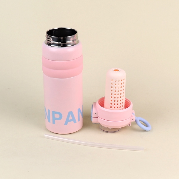 QXSD2115 Doble Bebida Taza de Termos de Silicona (600ml) 4