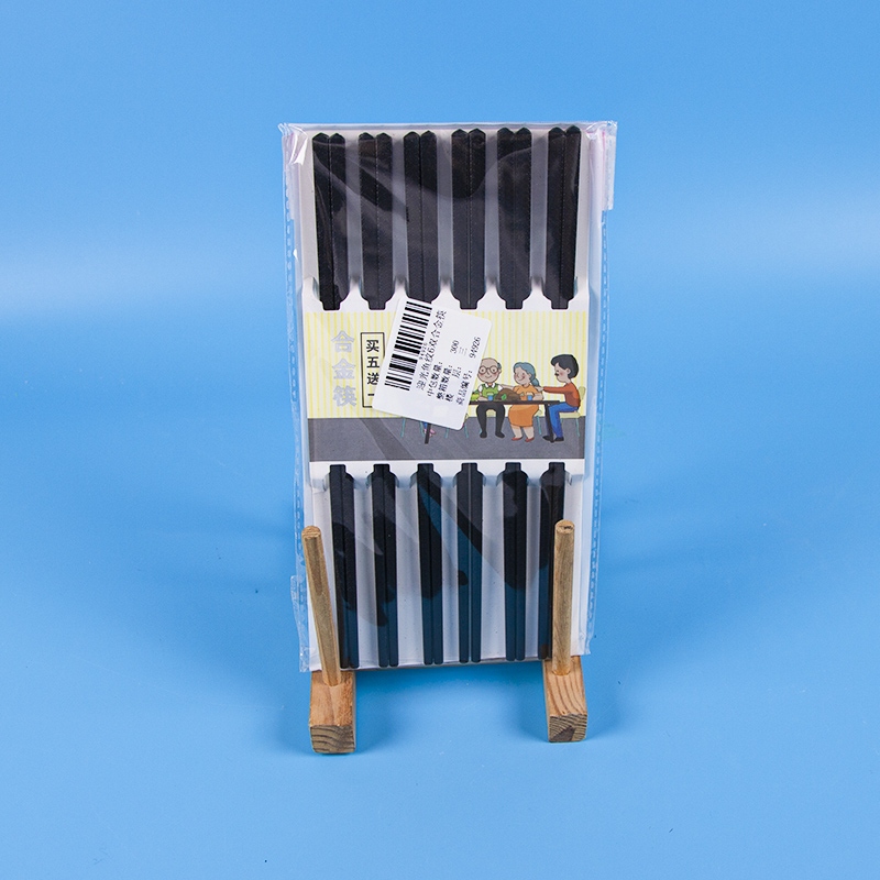 Patrón de Pescado Ligero Agradable 6-pair de Aleación Palillos 4