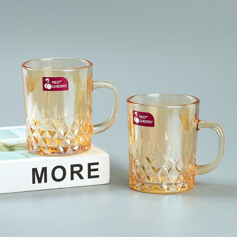 Cereza Roja 25008JW Taza de Vidrio (Ambar, Hollín) 3
