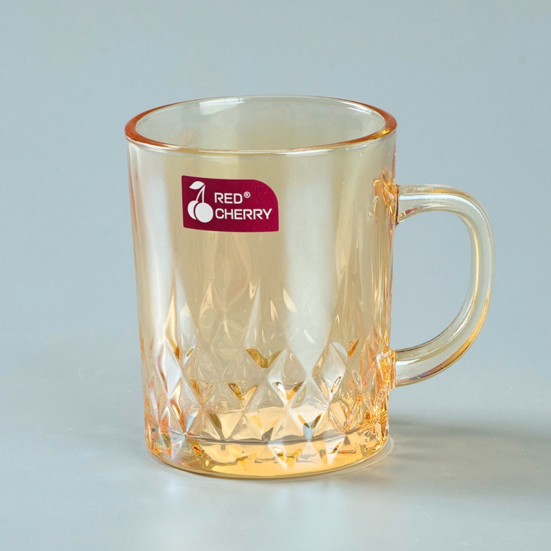 Cereza Roja 25008JW Taza de Vidrio (Ambar, Hollín) 4