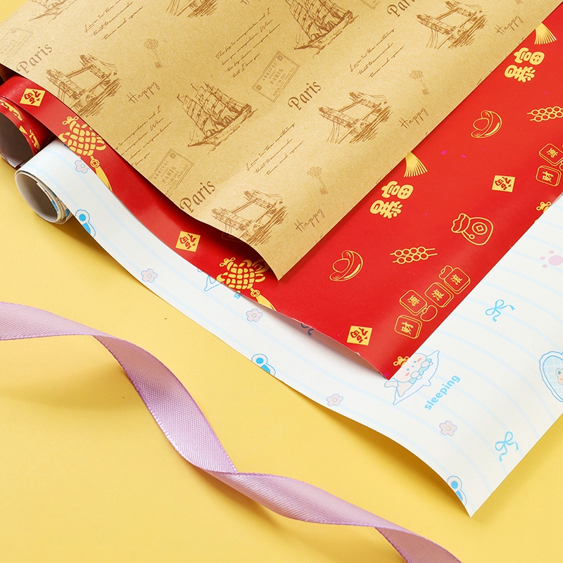 Papel de Envoltura de Cinta DIY (Aleatorio) 4