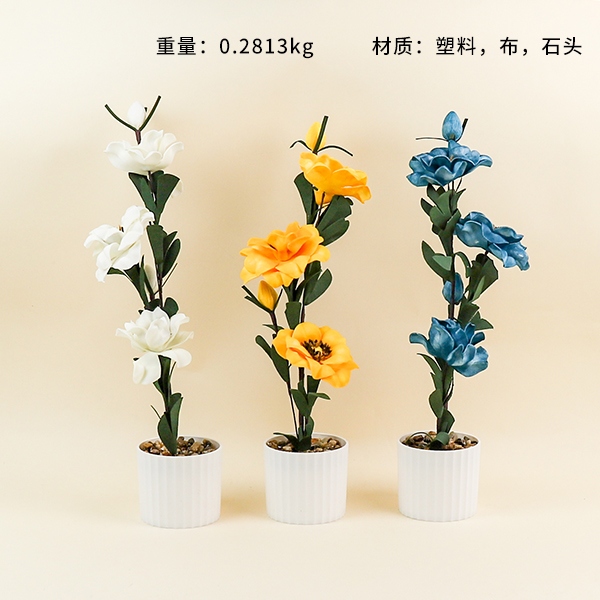J-681-1 Flor de Simulación Bonsai (Color Mezclado) 3