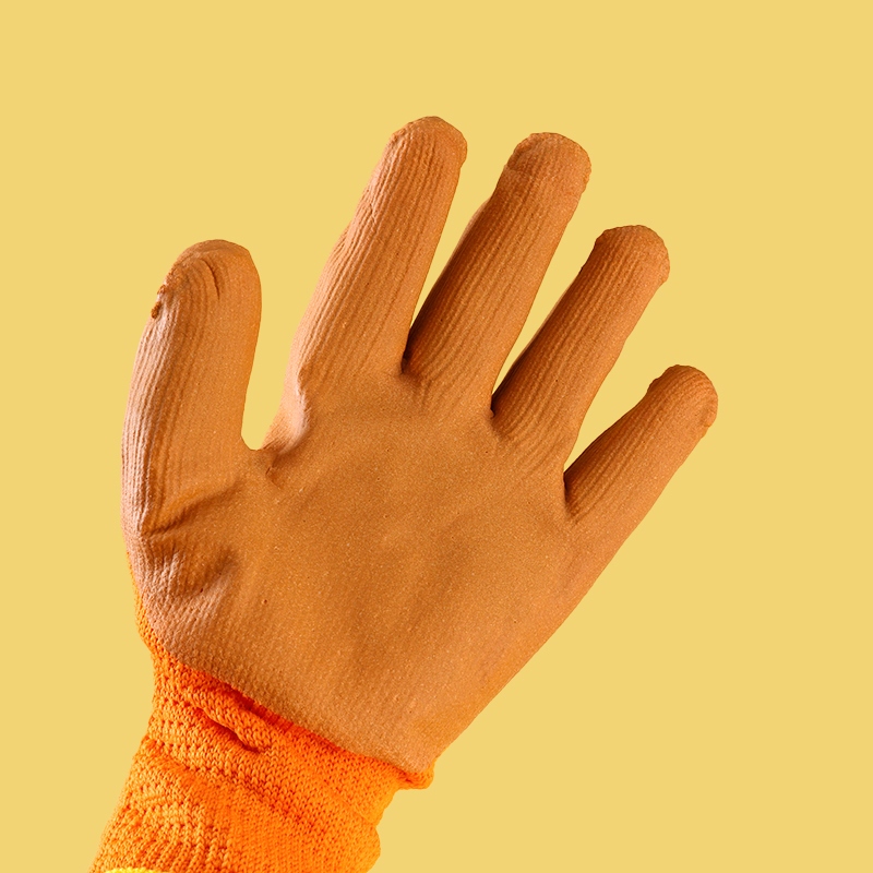 0754 Guantes de Trabajo Resistentes Al Desgaste de Espuma de Látex Rey Elástico 3