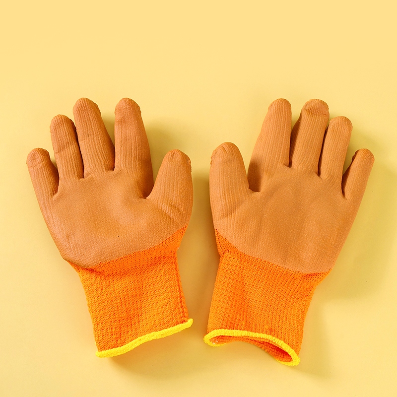 0754 Guantes de Trabajo Resistentes Al Desgaste de Espuma de Látex Rey Elástico 4