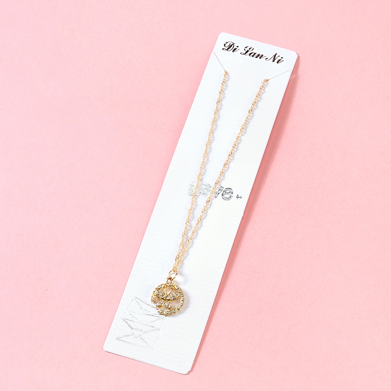 Nuevo Collar de la Mariposa de Diamante Completo 4
