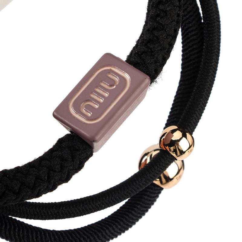 New 3 Letters Black Rubber Band 3