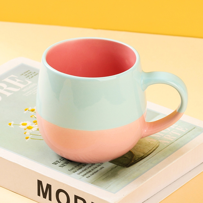 C8166 Taza de Cerámica Esférica (Color Al Azar) 3