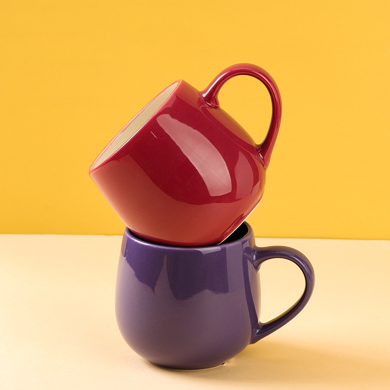 C8166 Taza de Cerámica Esférica (Color Al Azar) 4