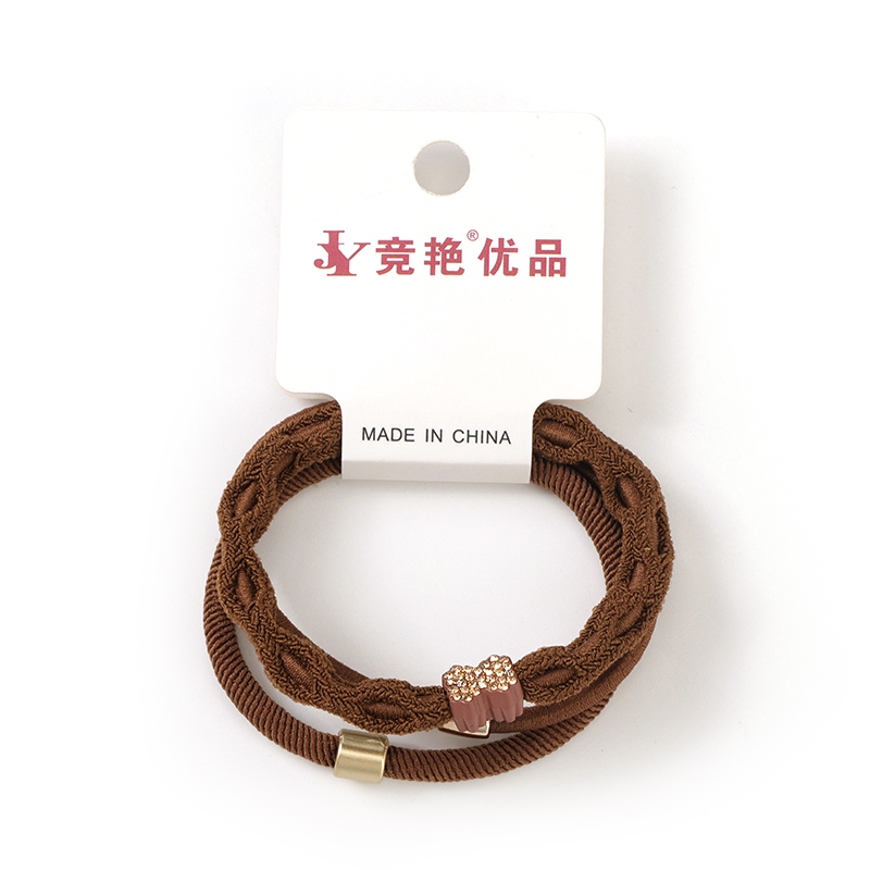 Nuevos Accesorios 3 Bandas de Goma de Color Curry Hueco 3