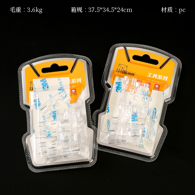 Oso y Leng 3467 Tarjetas Adhesivas Transparentes