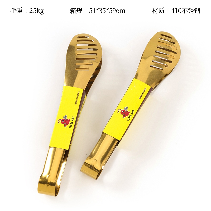 Gold Plateado Exquisito Clip de Comida de 9 Pulgadas 2