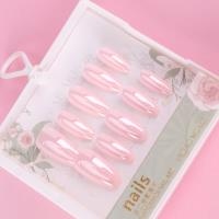 ZJ1021-CALF Youchuang Square Box Laser Fake Nails 6