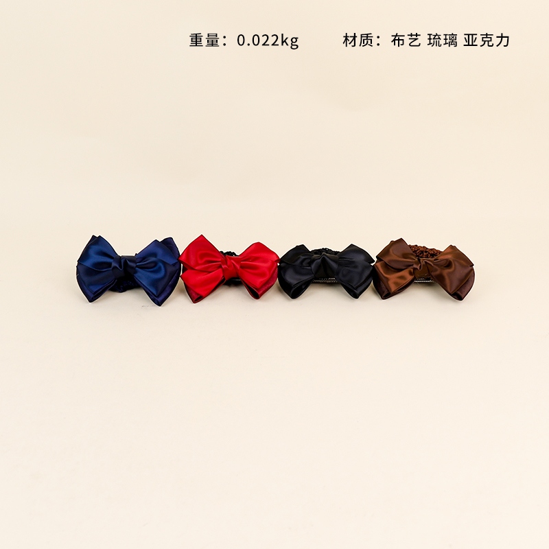 Phnom Penh Bow Net Pocket Hair Clip (Mixed Color) 2