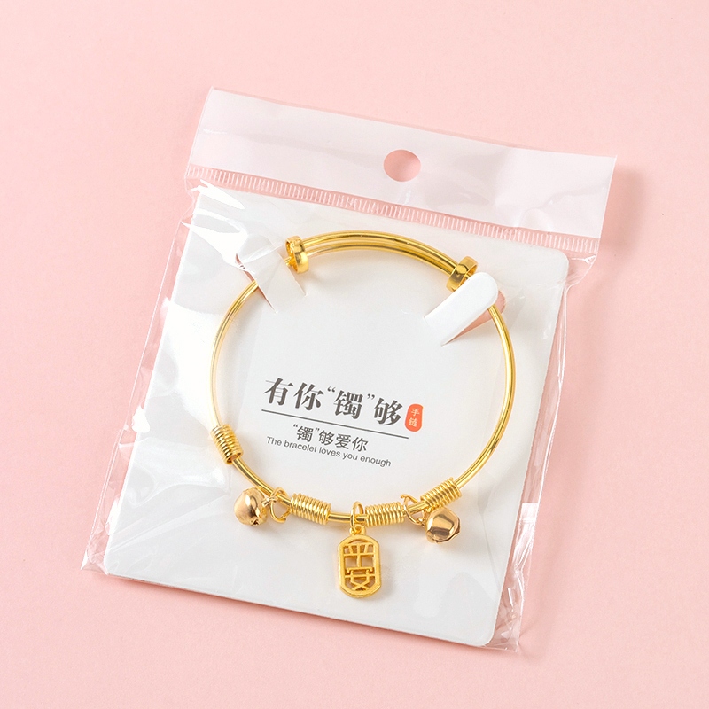 Pulsera de Cierre de Anillo de Transferencia de Oro 3