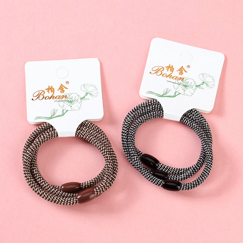 Recuadro 3 Curry Beaded Round Rope Rubber Tendons 3