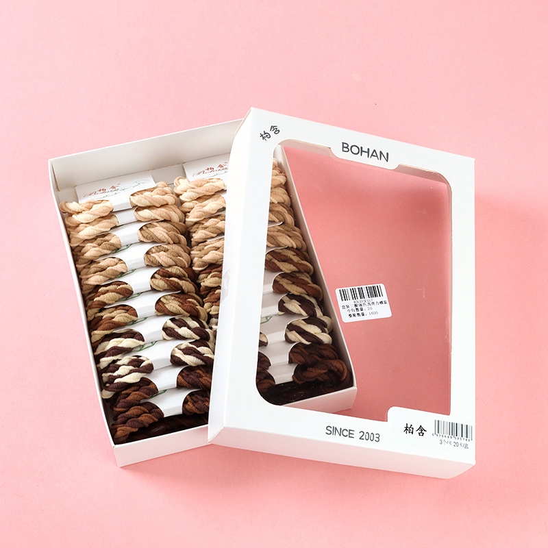 Caja de Tres Bandas de Goma Espiral de Alto Color Curry 4