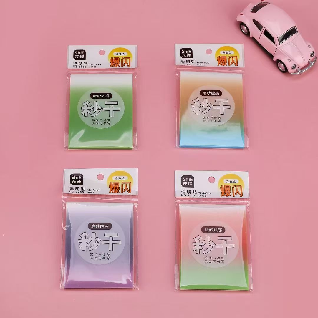 Pioneer 8708 Flash Transparent Post-it Notes 3