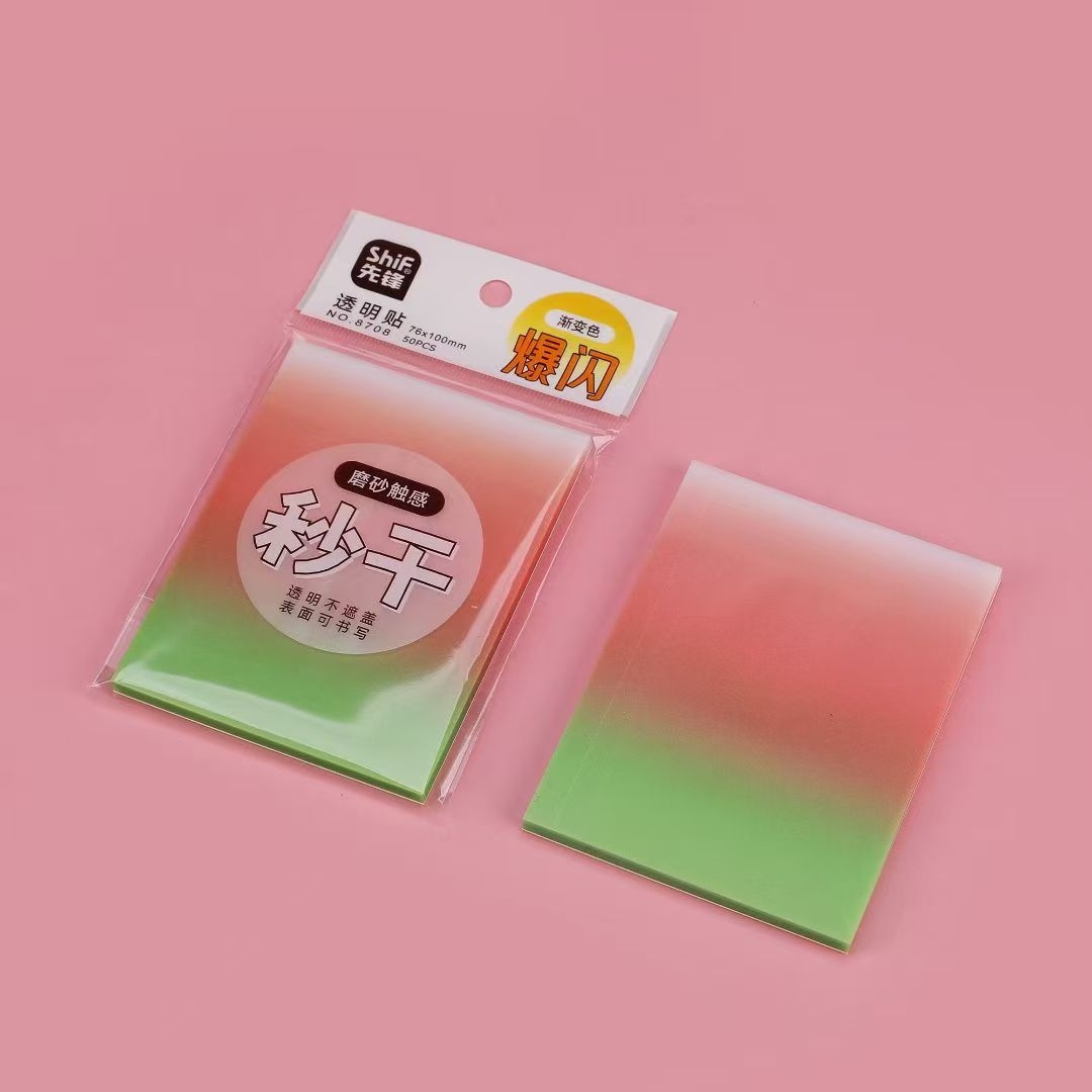 Pioneer 8708 Flash Transparent Post-it Notes 6