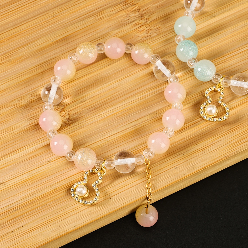 Pulsera de Colgante de Punto de Perlas 4