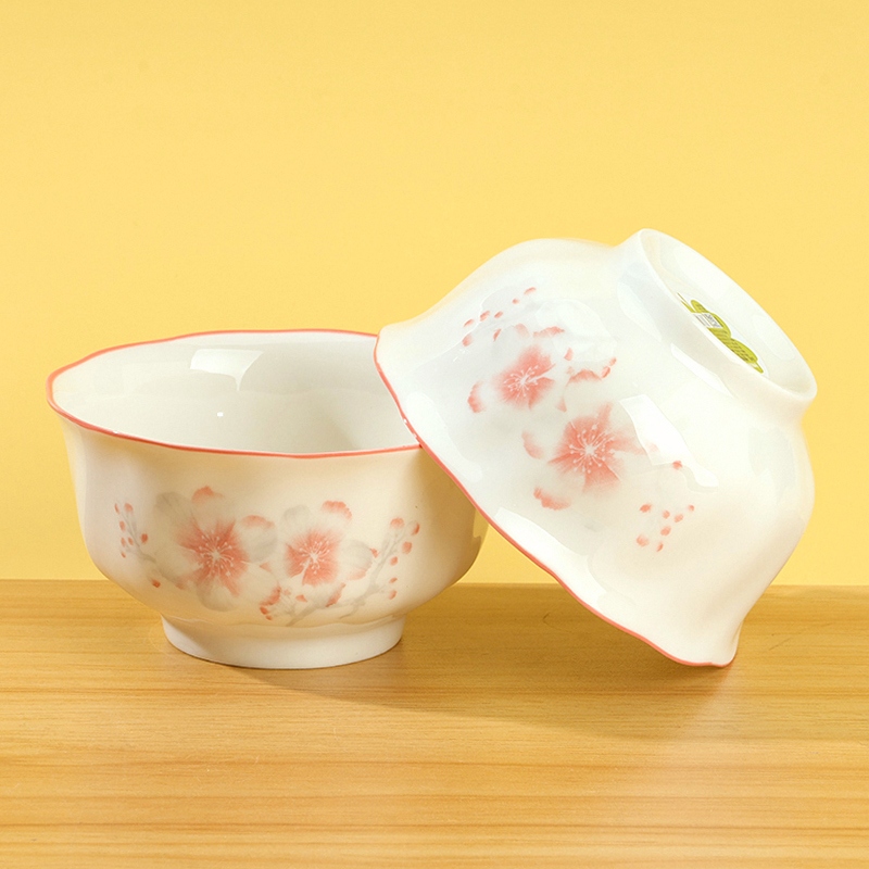 4,5 Pulgadas de Encaje de Rosa ( Cereza Flor de Nieve Porcelana 120 Sólo) 3