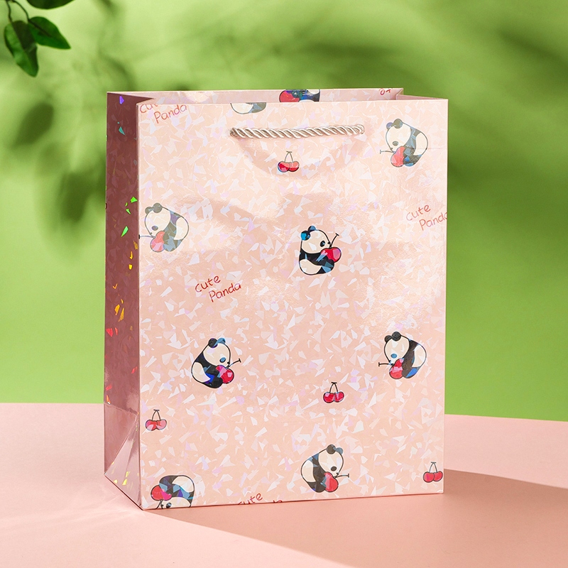 SZ652 Vertical Medium Laser Gift Bag (Random) 3