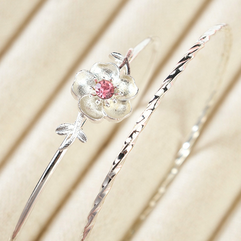 Plum Blossom Pulsera Combo 3