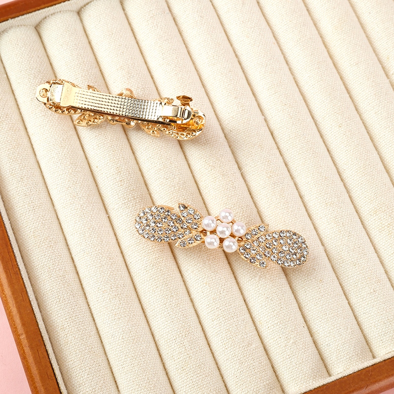 Pinza Horizontal de Perlas de Diamante 4