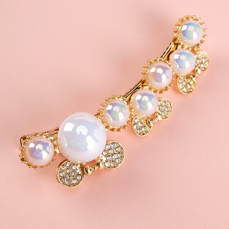 Mermaid Ji Pearl Point Drill Minnie Horizontal Clip (Duck Clip) 3