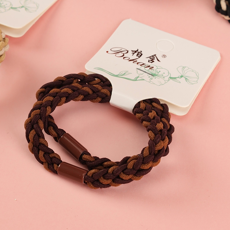 Recuadros Dos Twist Braid Doble Color Rubber Tendons 3