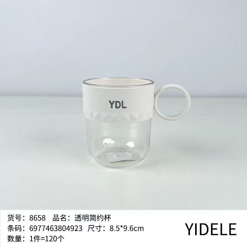 Yi Dele 8658 Simple de la Taza Transparente (8.5*9.6cm) 2