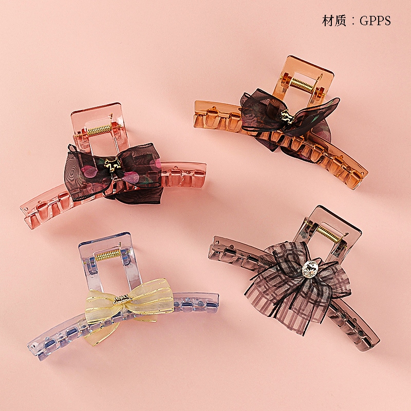 13cm Gauze Bow Accesorios Garra Grande 2