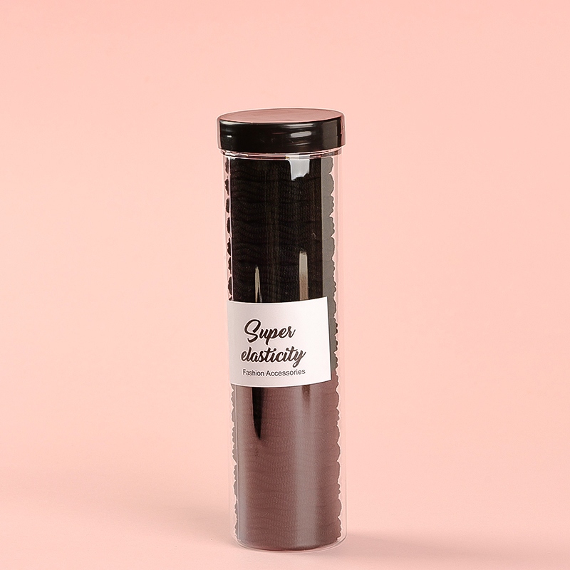 Veinte Bandas de Caucho Jacquard Negro En un Tubo 3