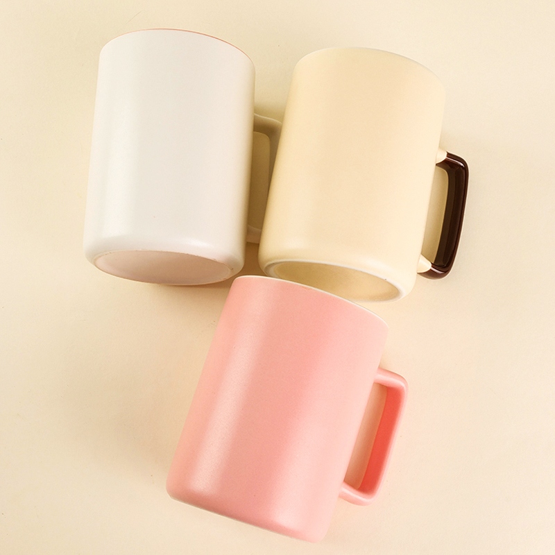 C- 12 Color Glaze Cerámica Taza (Color Al Azar) 4