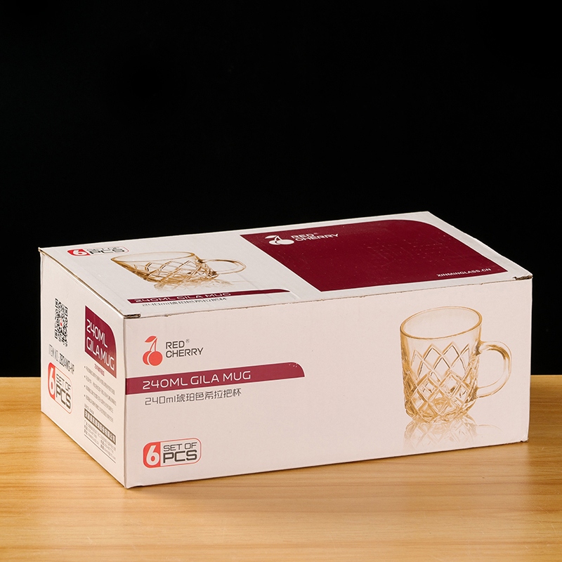 Cereza Roja ZB24WG Copa de Vidrio (Amber) 4