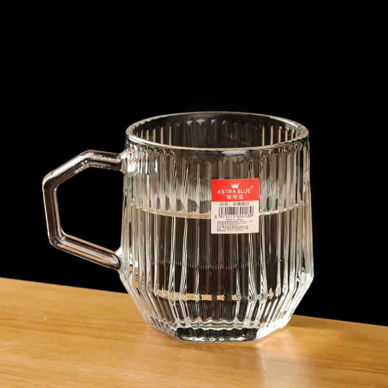 Copa de Vidrio Hexagonal de Yatlan (Pattern Random) 3