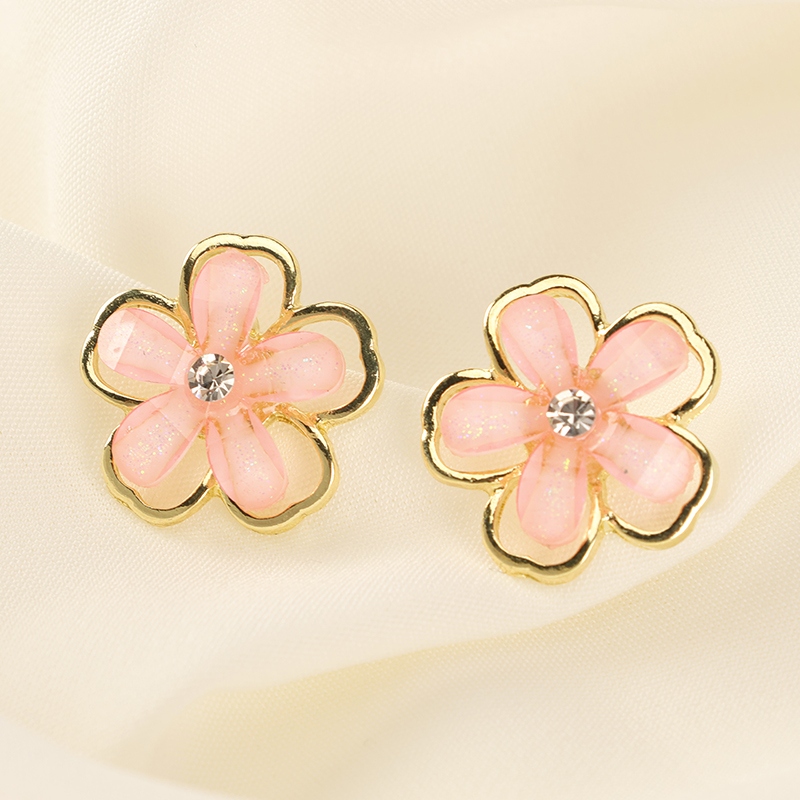 Pendientes de Flores de Gran Tamaño 3