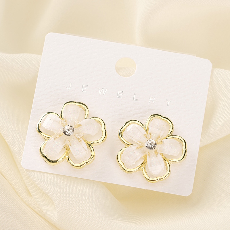 Pendientes de Flores de Gran Tamaño 4