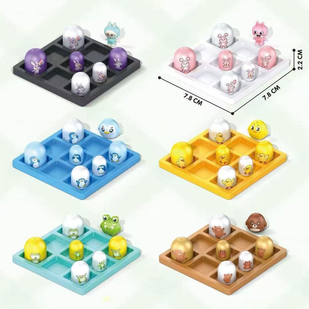 A023 Rompecabezas Muñeca Tic-tac-toe Juguete 4