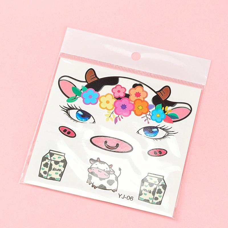 Pegatinas de Tatuaje de Animal YJ-06 (2) 3