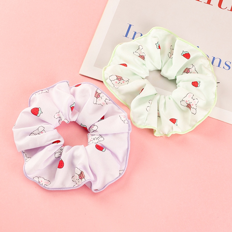 Cartoon Strawberry Print Hedge Anillo Intestinal Grande 4