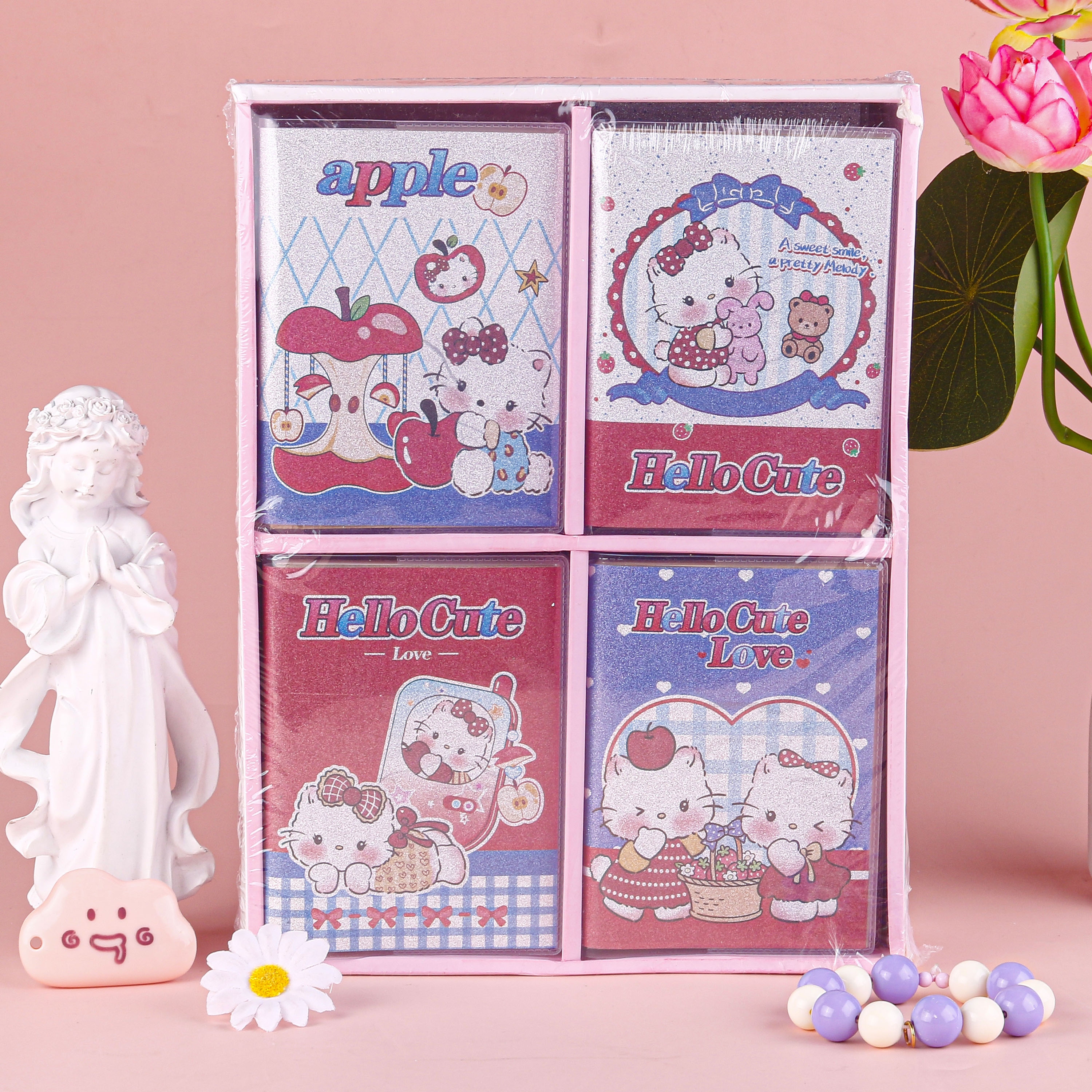 XX-64035 Lindo Gato Glitter Manga de Goma 4