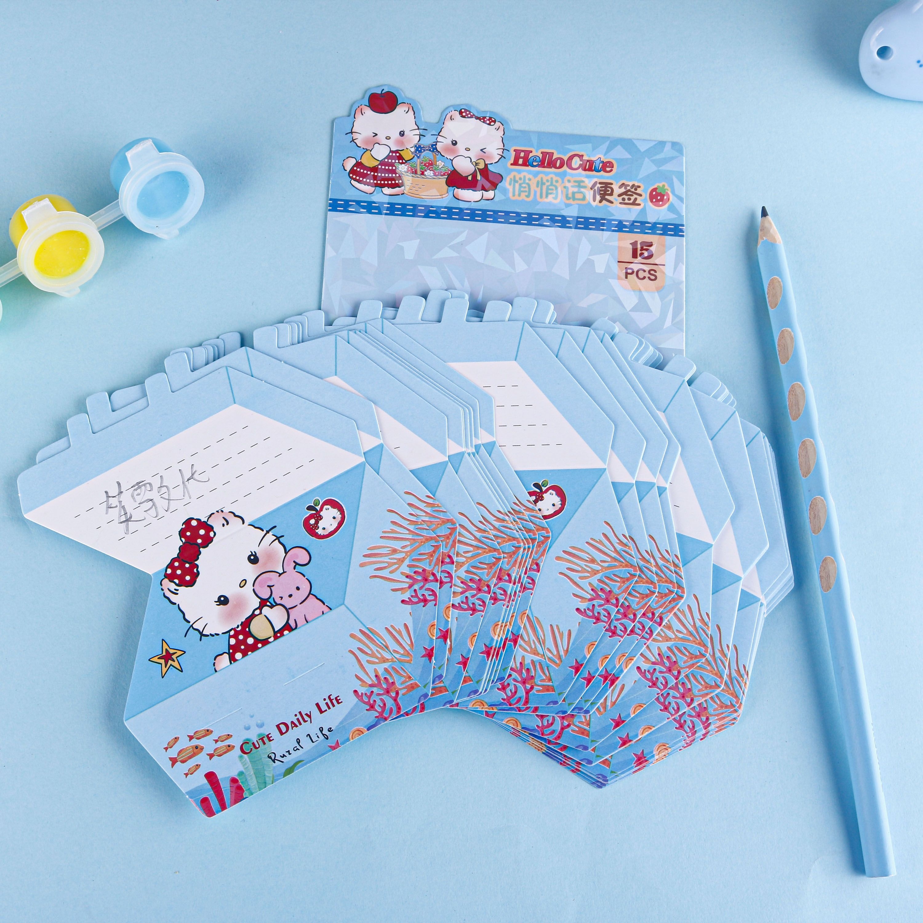 XX-1728 Lindo Gato Tres Dimensiones Notas Post-it (30) 4