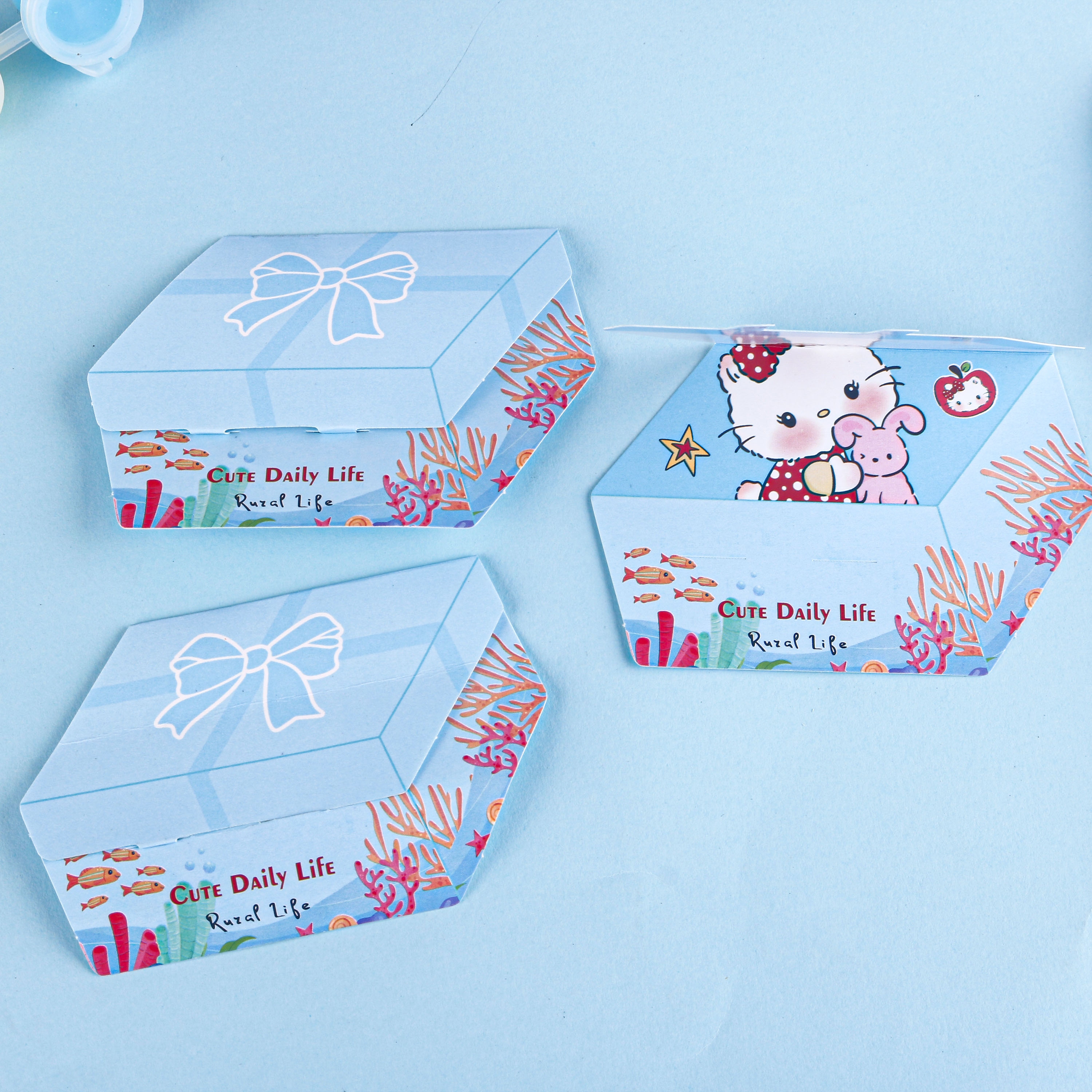 XX-1728 Lindo Gato Tres Dimensiones Notas Post-it (30) 6